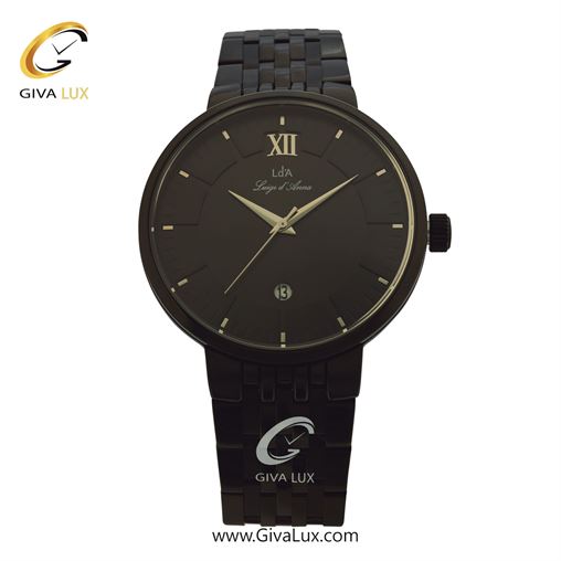 ساعت مچی اورجینال مردانه LdA | لوئیجی د آنا | Luigi d'Ana مشکی | مشکی| مشکی| کد رفرنس 2404